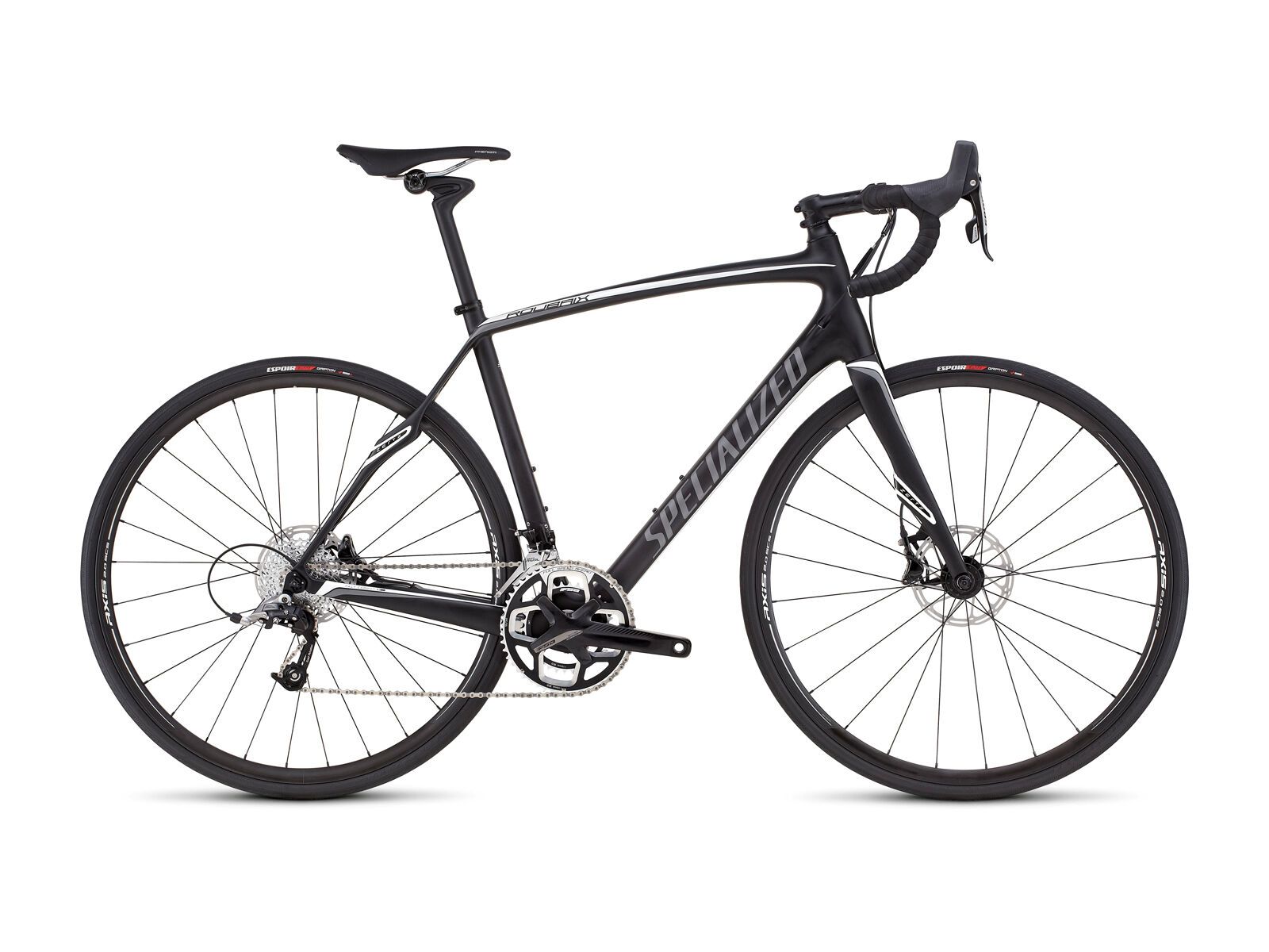 Specialized Roubaix SL4 Elite Disc, satin carbon/charcoal/white - Bild 1