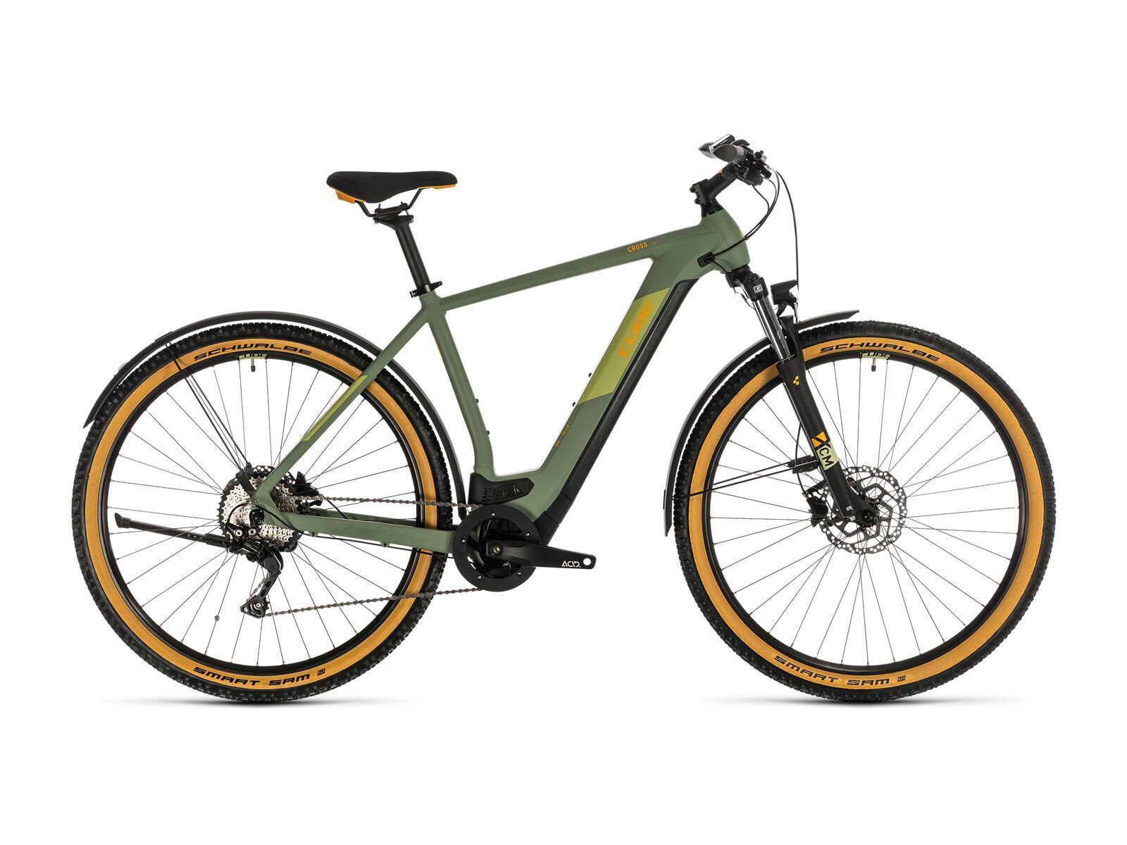 Cube Cross Hybrid Pro Allroad 500, green´n´orange - Bild 1