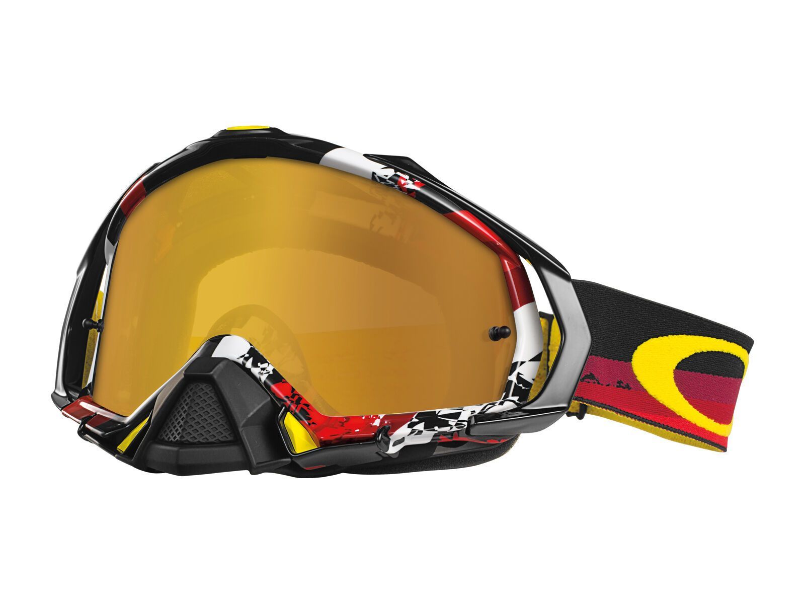 Oakley Mayhem Pro MX, legacy red/fire iridium - Bild 1