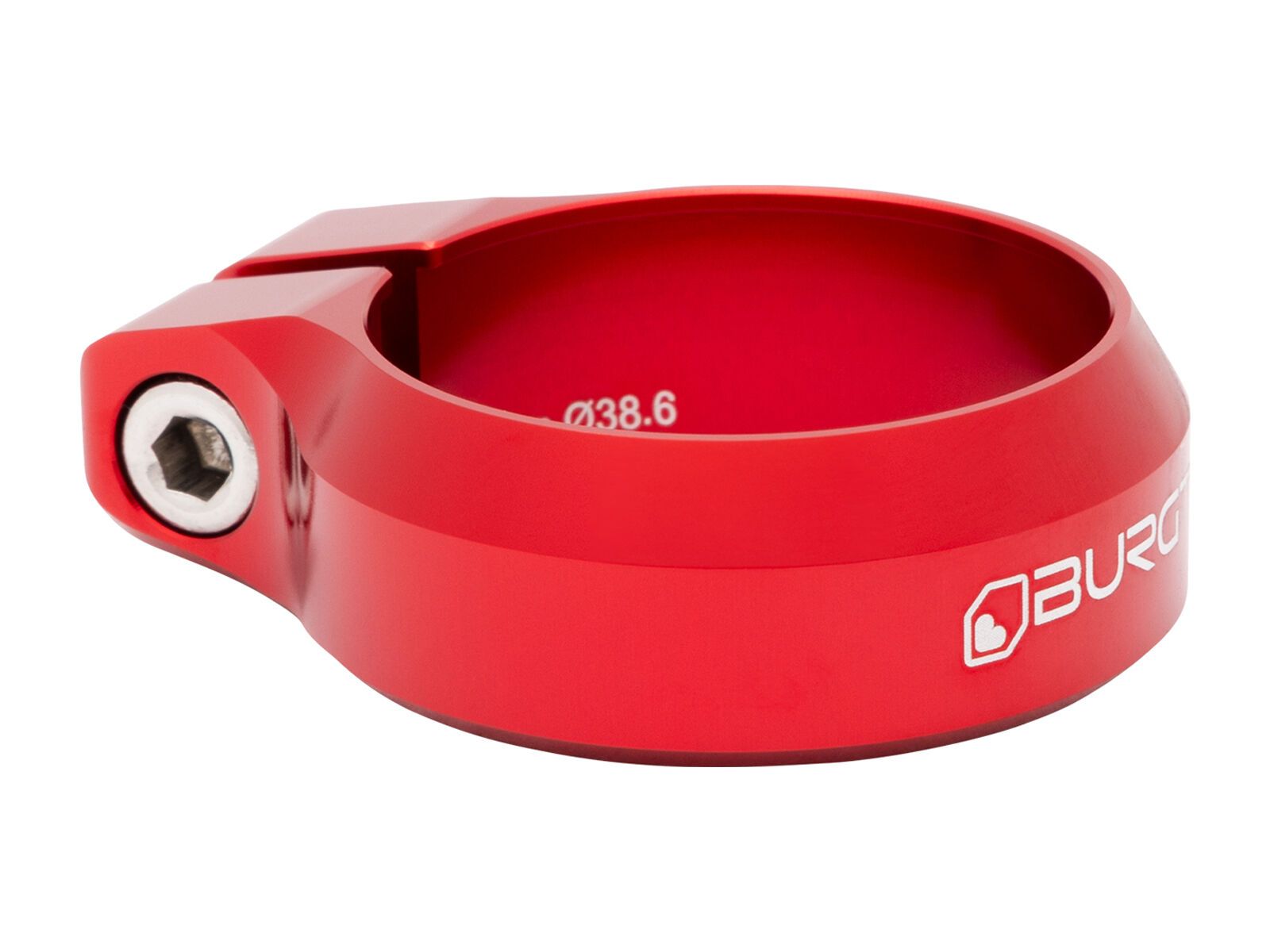 Burgtec Seat Clamp - 38,6 mm, race red - Bild 1