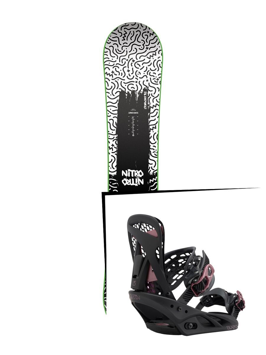 Set: Nitro Firekracker 2017 + Burton Escapade (1712754S) - Bild 1