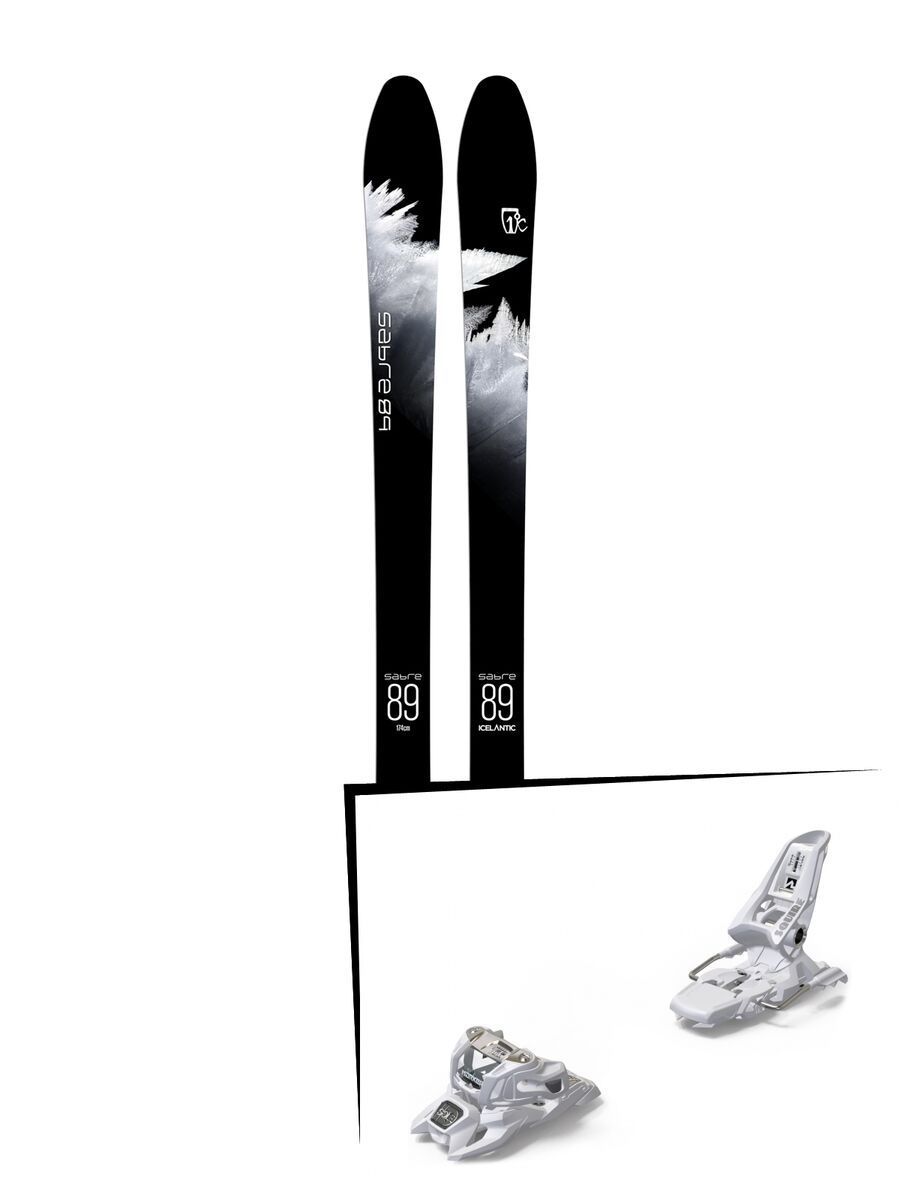 Set: Icelantic Sabre 89 2018 + Marker Squire 11 ID white - Bild 1