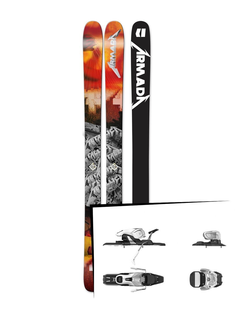 Set: Armada Invictus 95 TI 2016 + Salomon Warden 11 (1706220) - Bild 1