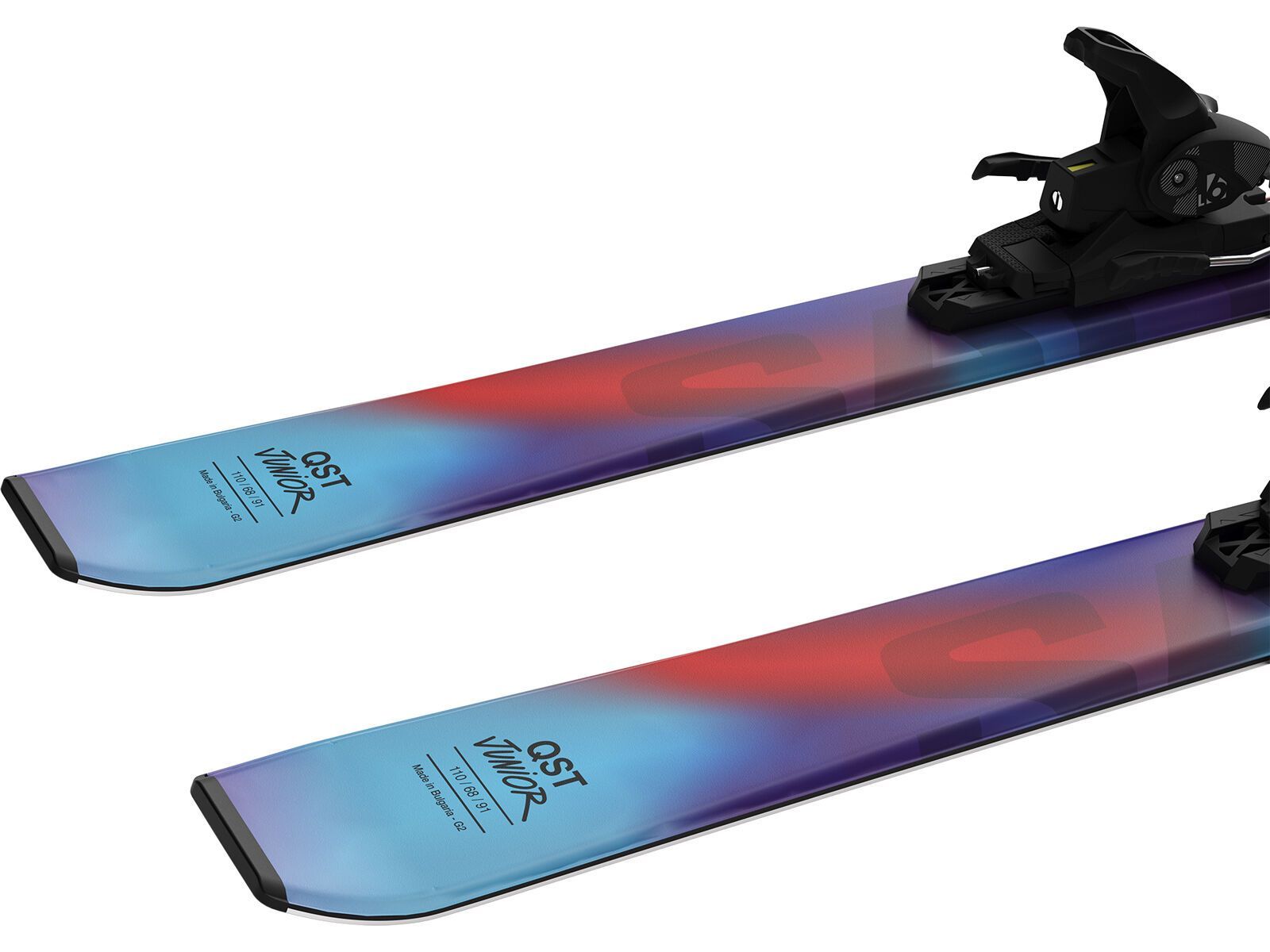 Salomon QST M + L6 GW J2 70, pastel neon blue 3/poppy red/black - Bild 6