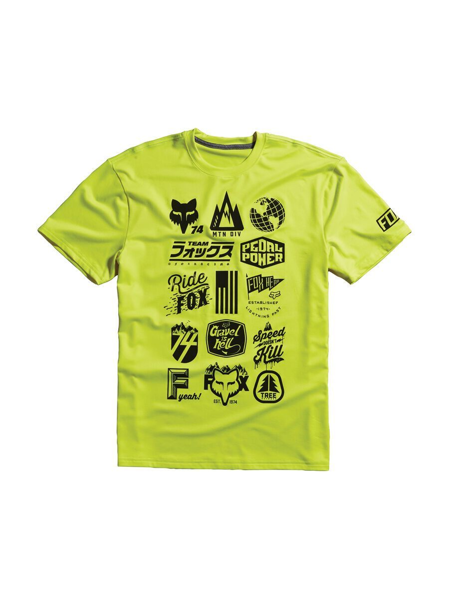 Fox MTN Division Tech Tee, flow yellow - Bild 1