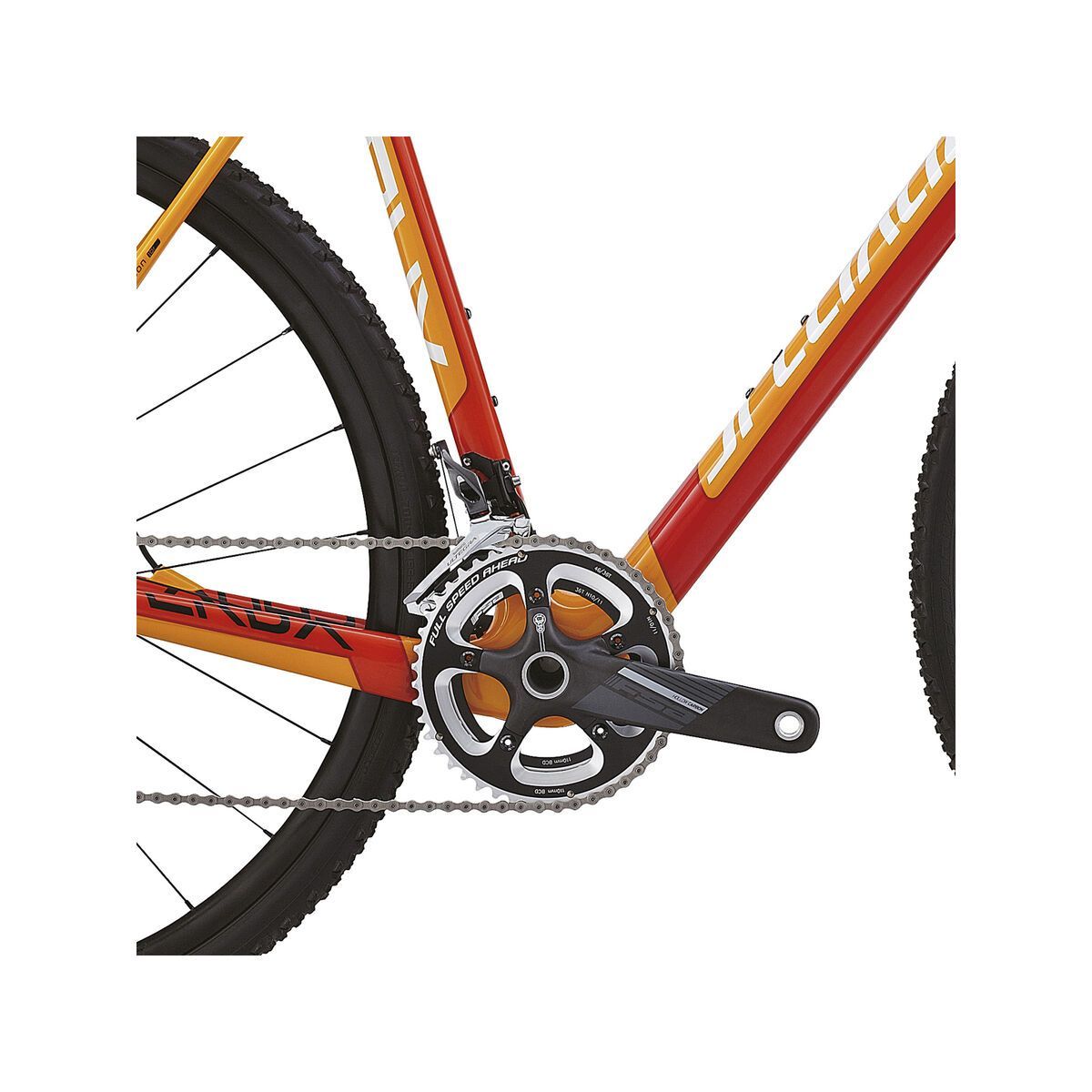 Specialized Crux Expert, Gloss Orange/White/Yellow/Flo Red - Bild 3