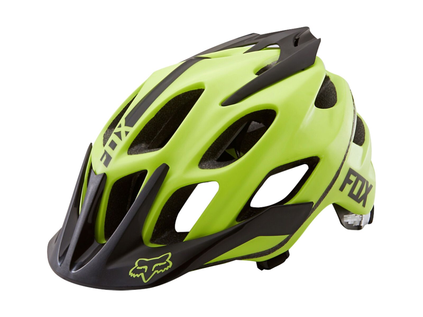 Fox Flux Helmet, acid green - Bild 1
