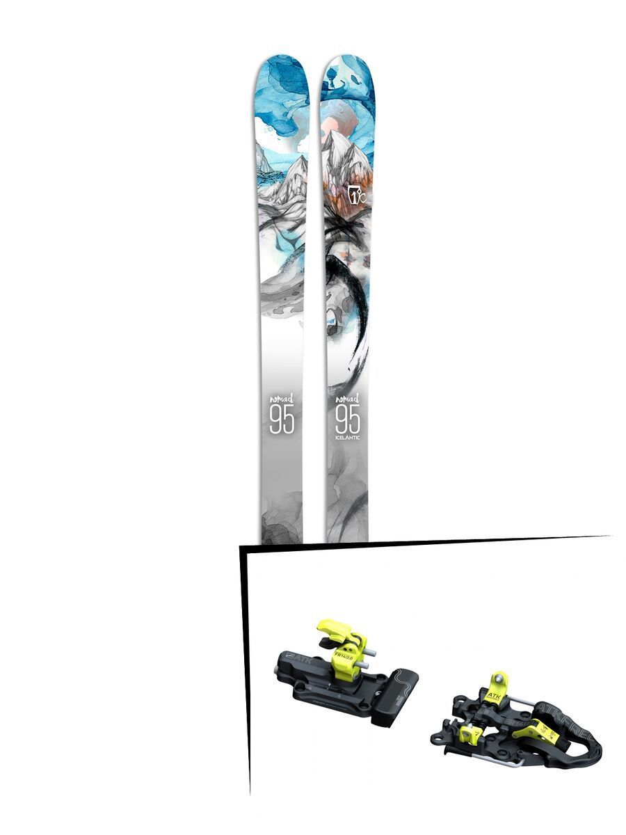 Set: Icelantic Nomad 95 2017 + ATK Freeraider 14 2.0 (2322434) - Bild 1