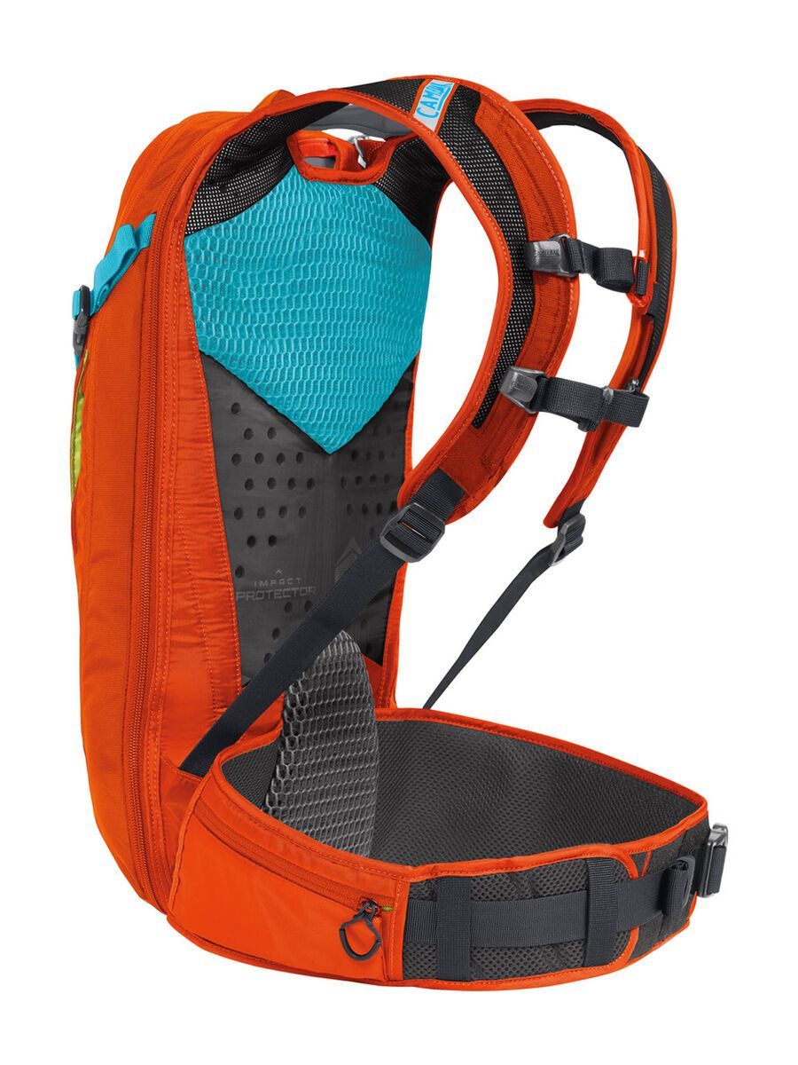 Camelbak K.U.D.U. Protector 10 - M/L, red orange / charcoal - Bild 2