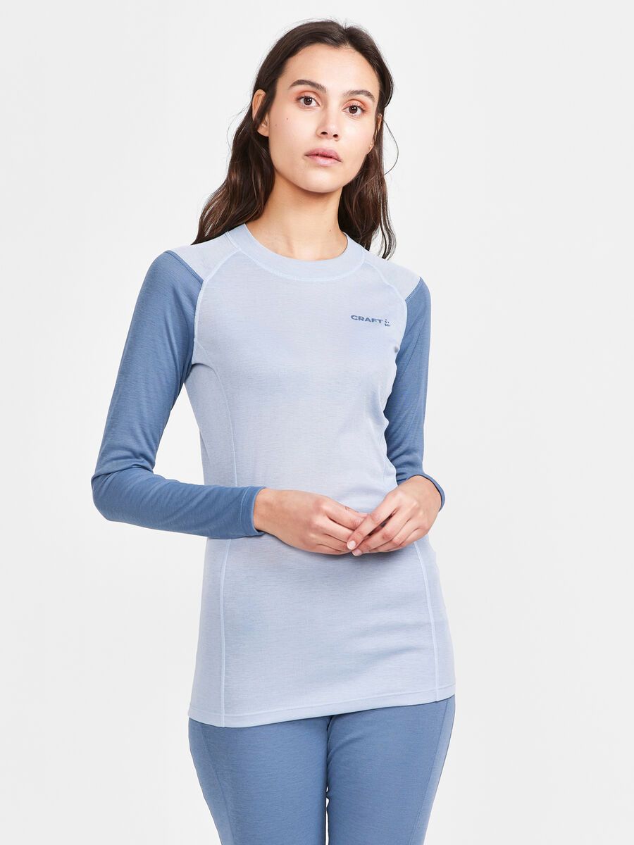 Craft Core Warm Baselayer LS Tee W, flow-sulfur - Bild 2