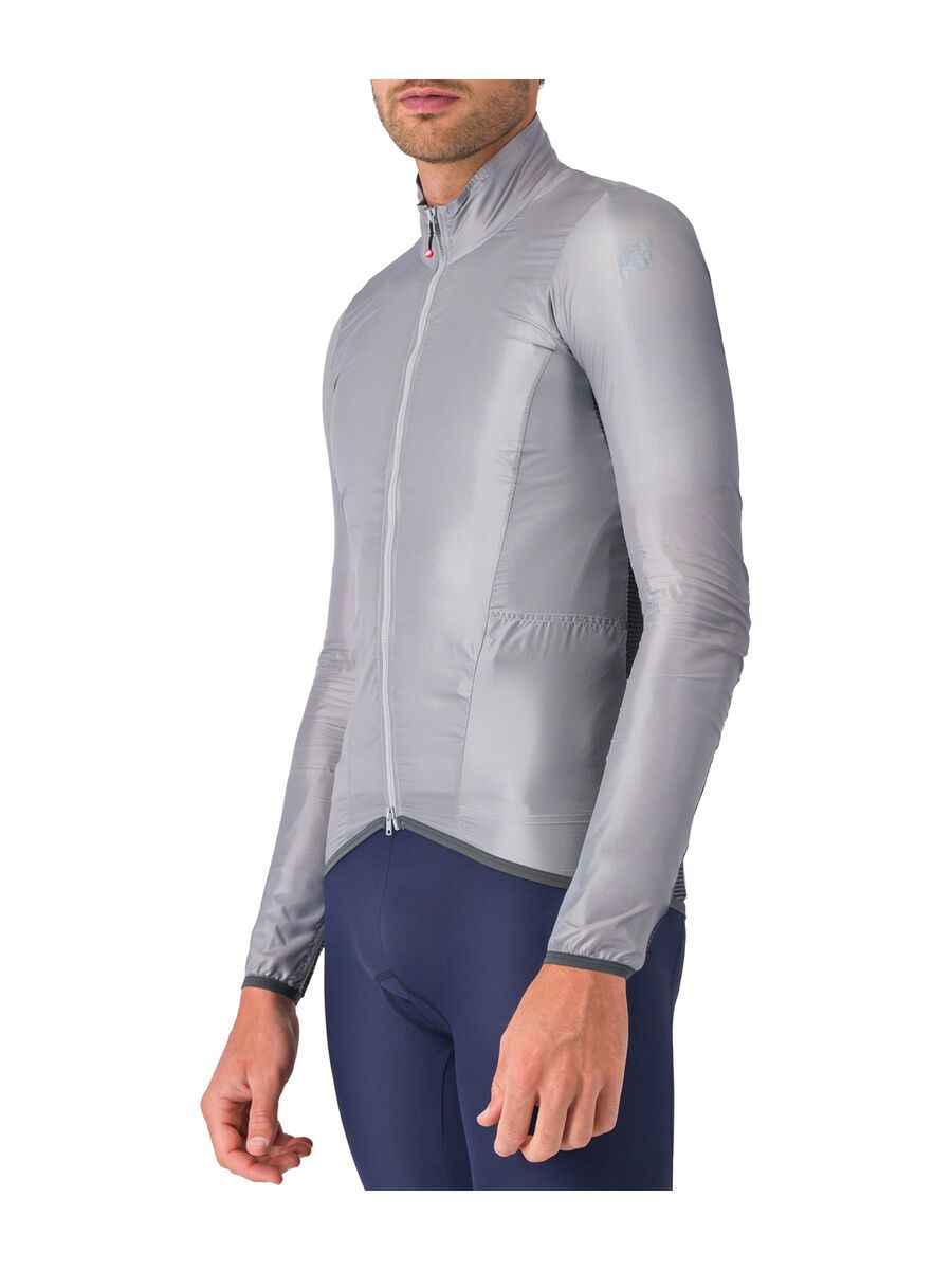 Castelli Aria Shell 2 Jacket, silver gray/dark gray - Bild 1