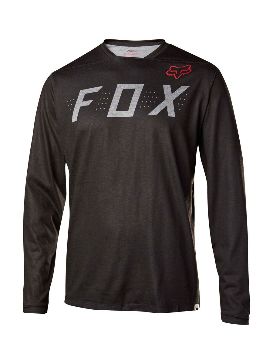 Fox Indicator LS Jersey, heather black - Bild 1