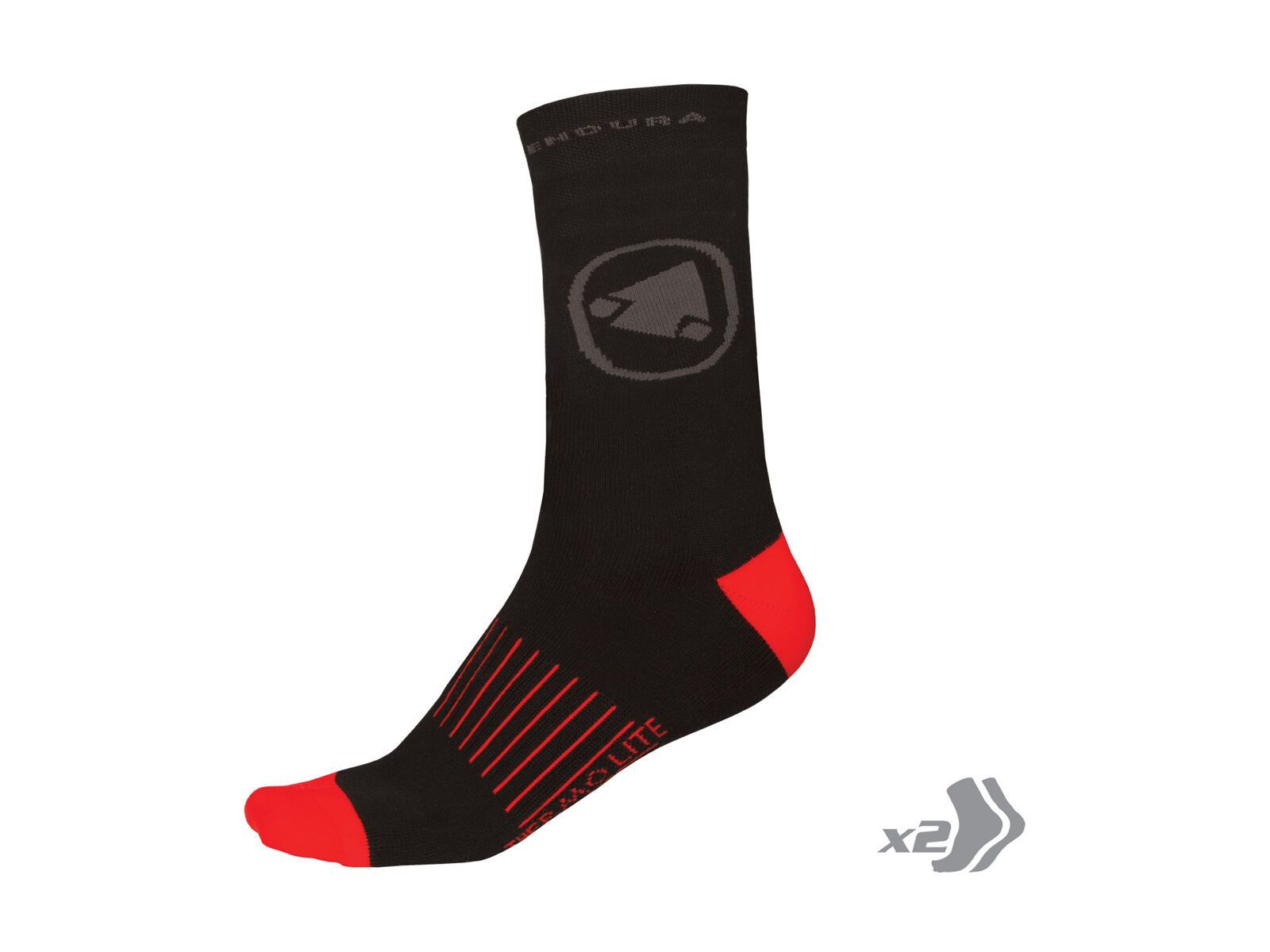 Endura Thermolite II Socken (Doppelpack), black - Bild 1
