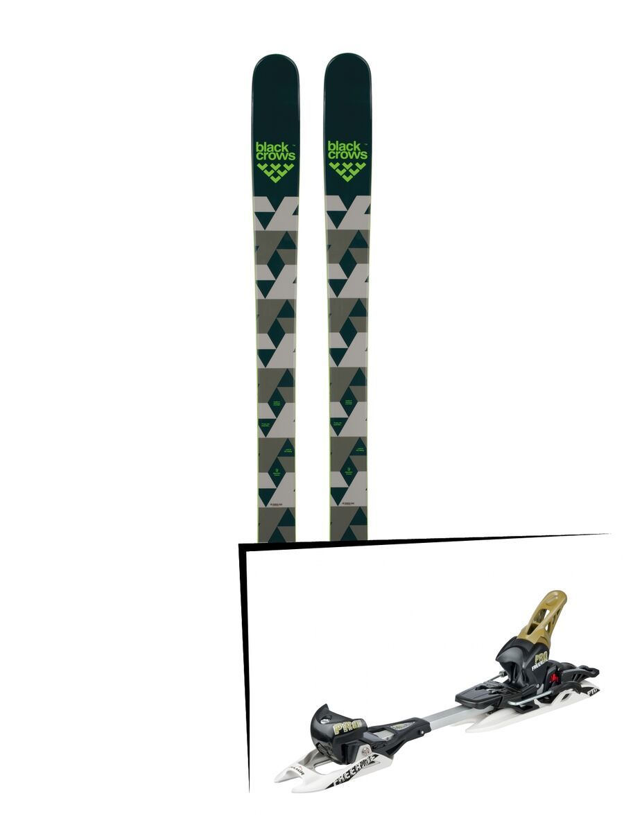 Set: Black Crows Magnis 2018 + Fritschi Diamir Freeride Pro schwarz/oliv - Bild 1