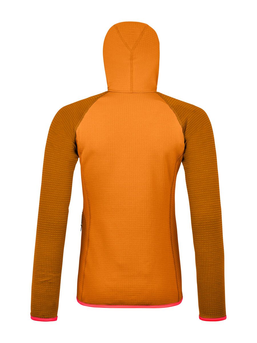 Ortovox Merino Fleece Grid Plus Classic Knit Hoody W, autumn leaves - Bild 2
