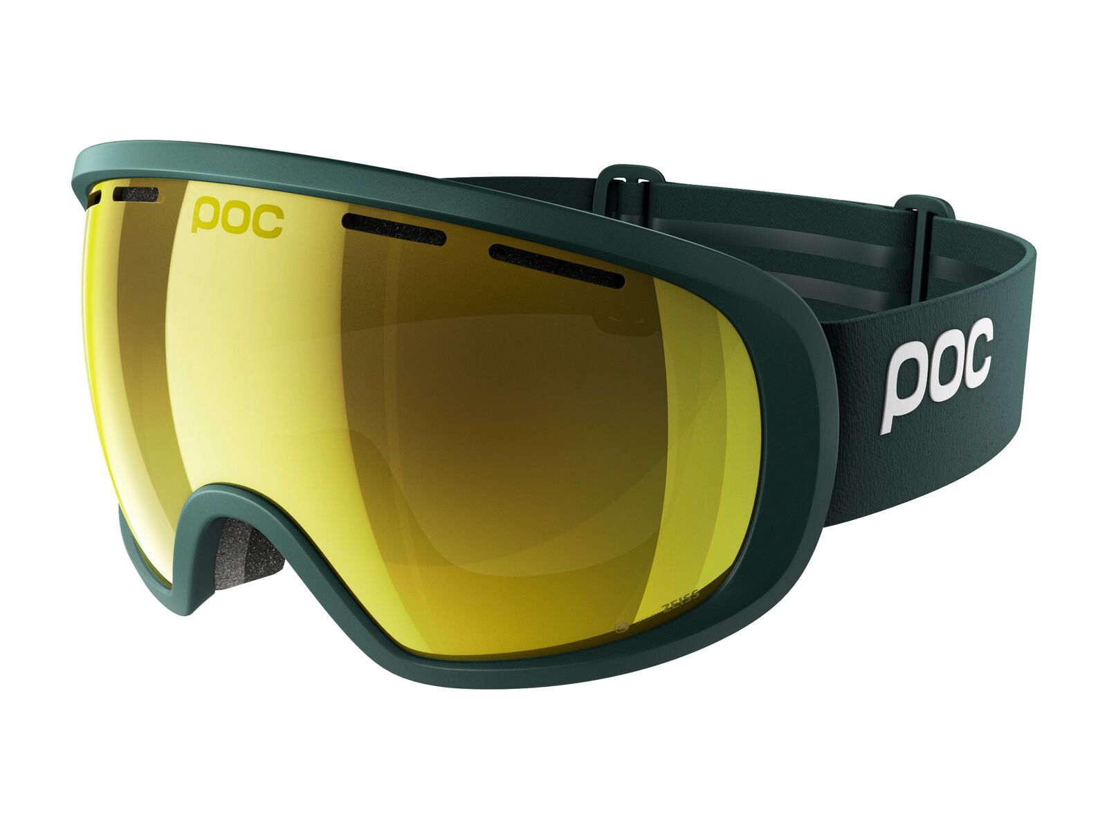POC Fovea Clarity, polydenum green/Lens: spektris gold - Bild 1