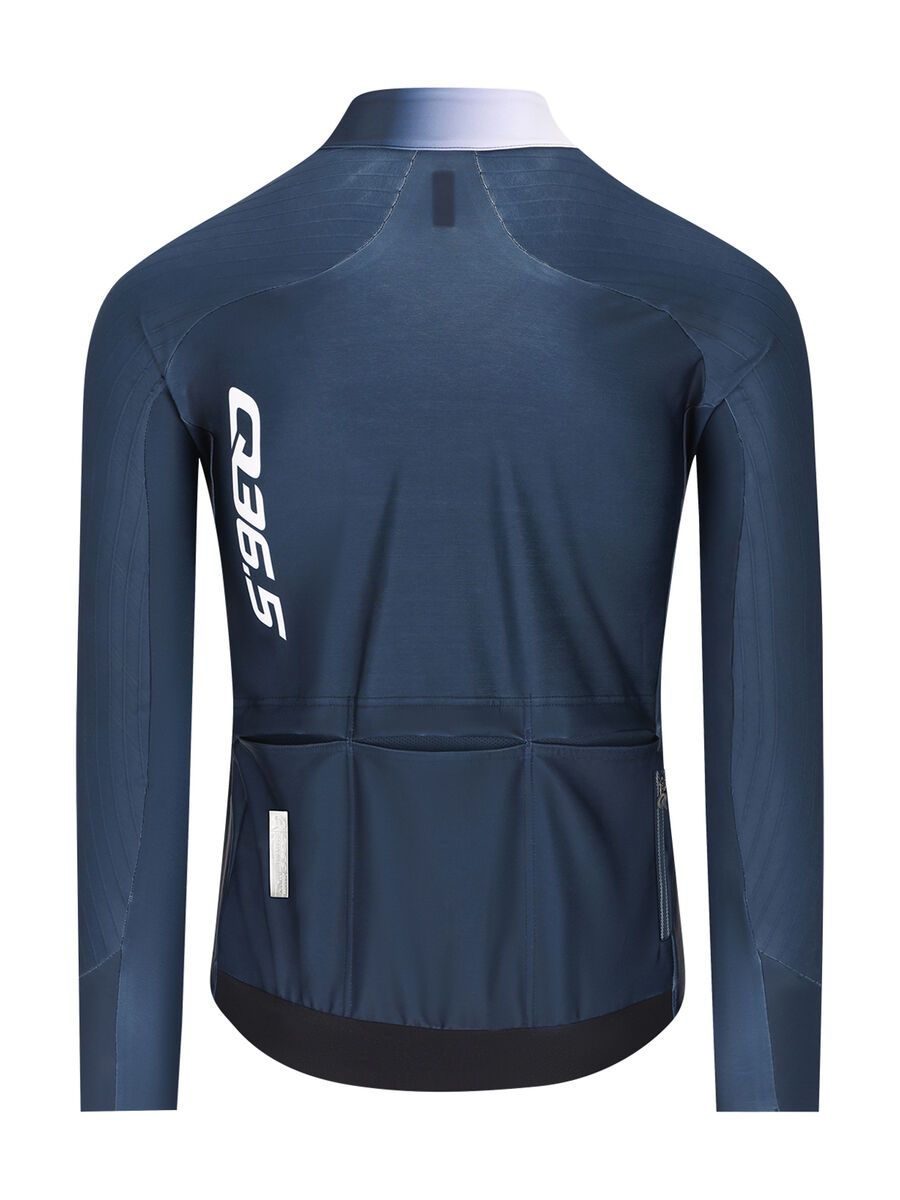 Q36.5 Gregarius Hybrid Collar Fade Long Sleeve Jersey, nautica blue - Bild 2