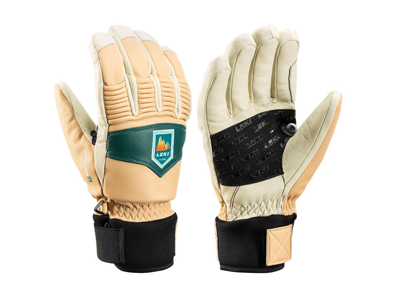 Leki Patrol 3D, sand-off white-petrol - Bild 1