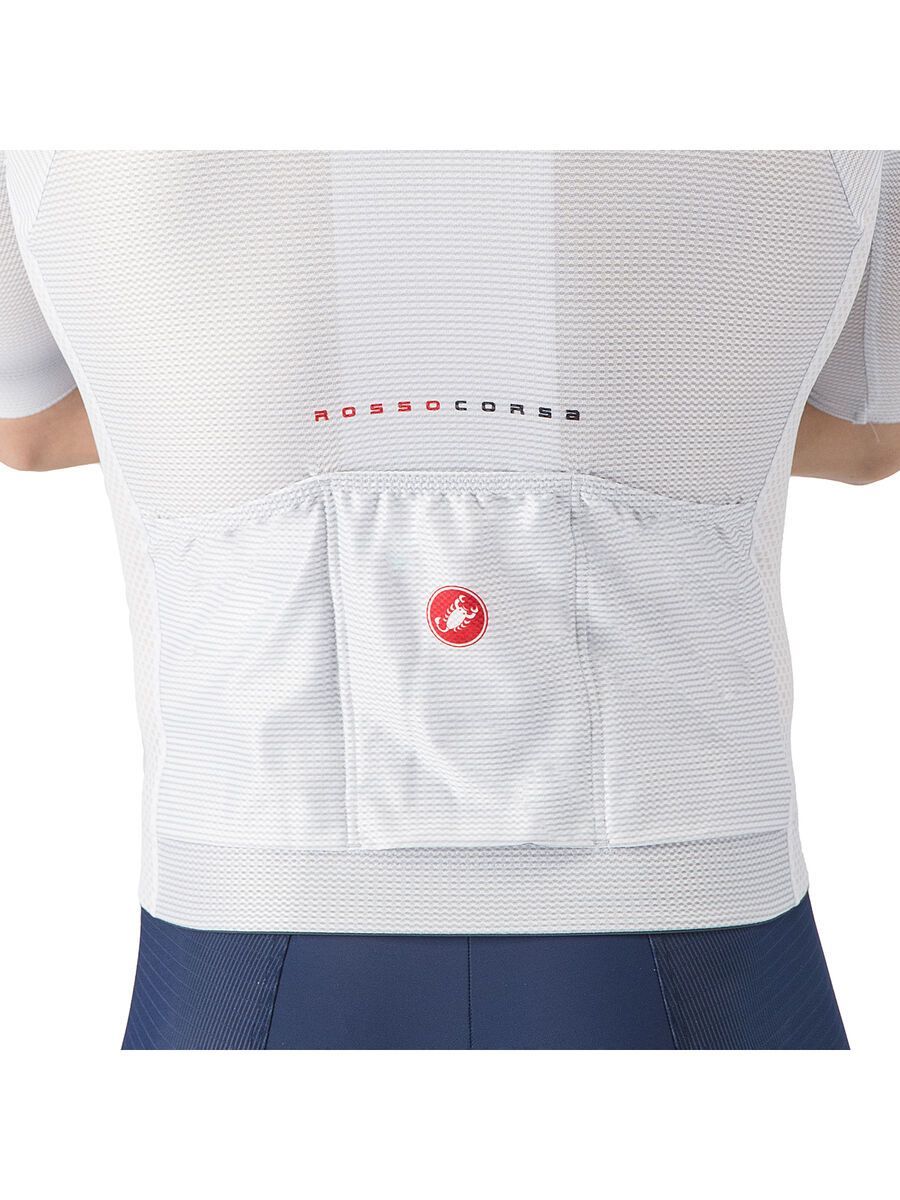 Castelli Climber's A/C Jersey, silver gray/red - Bild 5