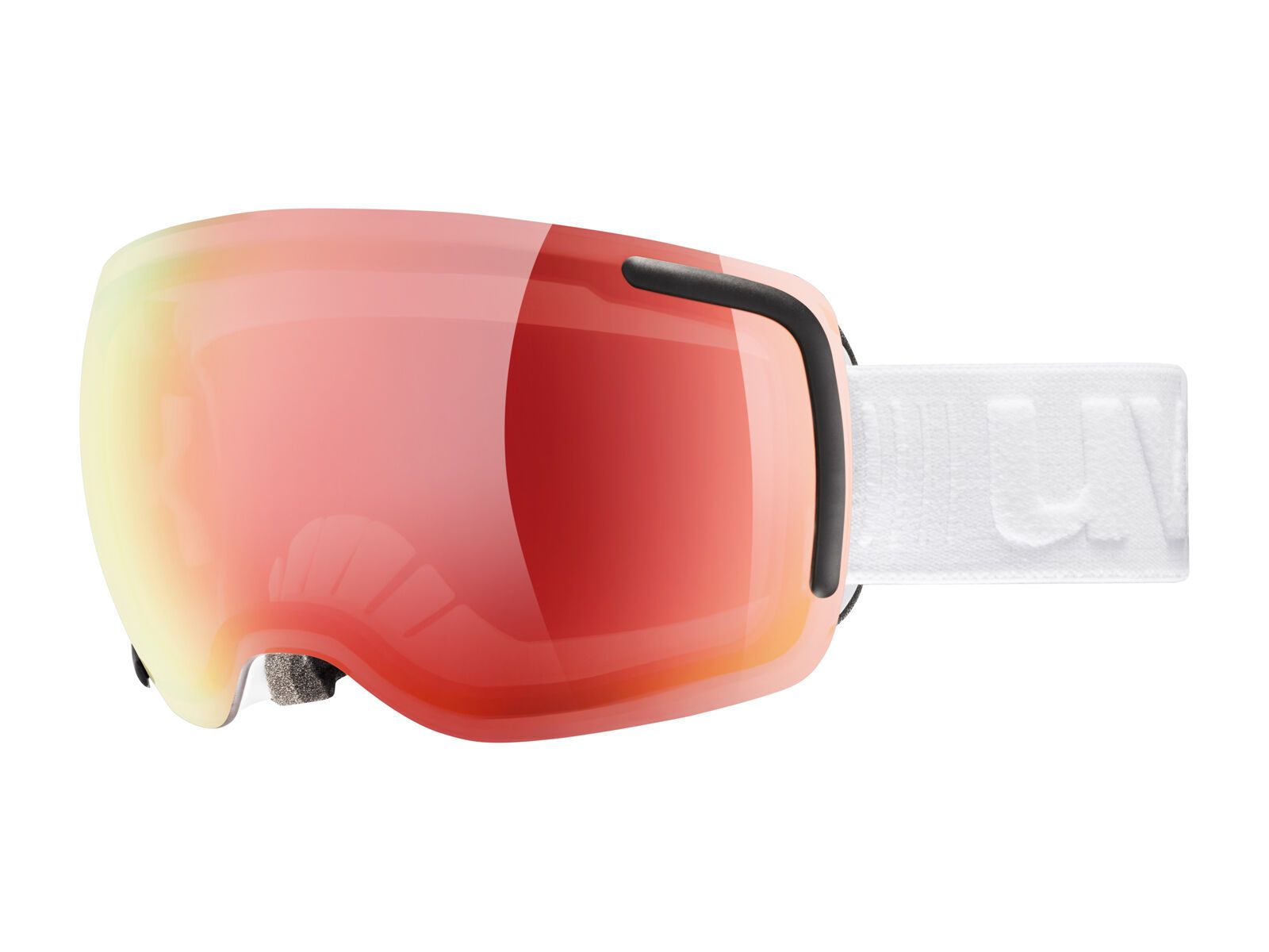 uvex big 40 VFM, white mat/Lens: mirror red - Bild 1