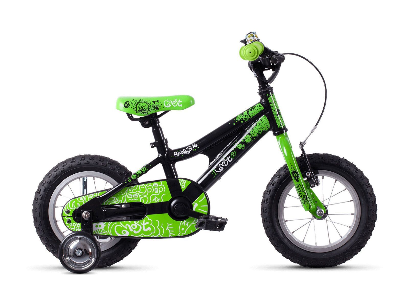 Ghost Powerkid 12, black/green - Bild 1