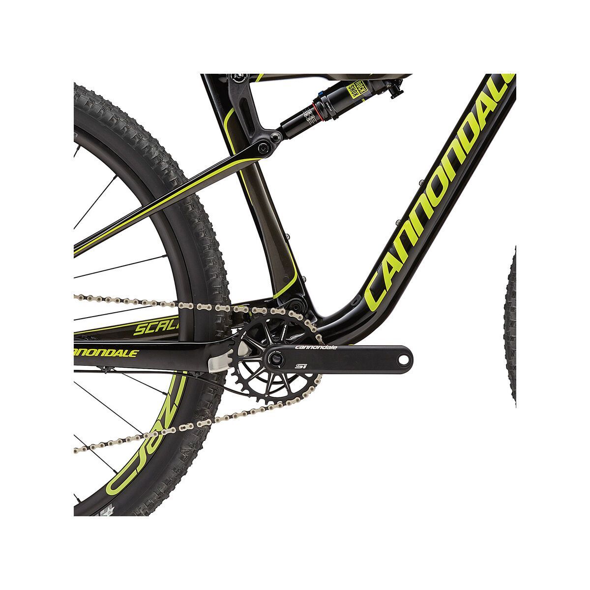 Cannondale Scalpel-Si Carbon 2 27.5, black/green - Bild 3