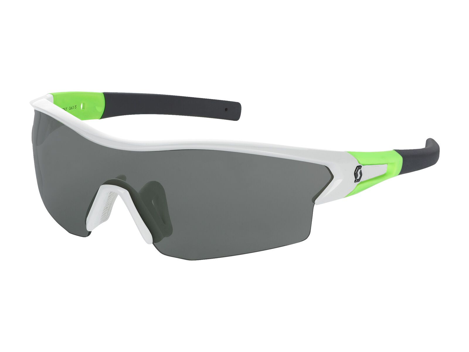 Scott Leap LS, white glossy/neon green grey light sensitive - Bild 1
