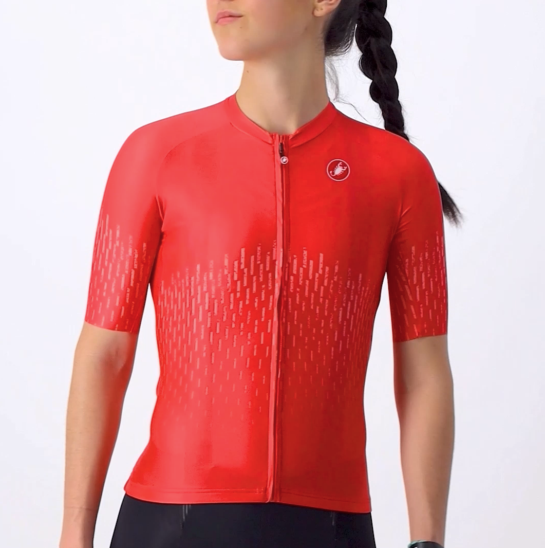 Castelli Aero Pro W Jersey, hibiscus - Video 7