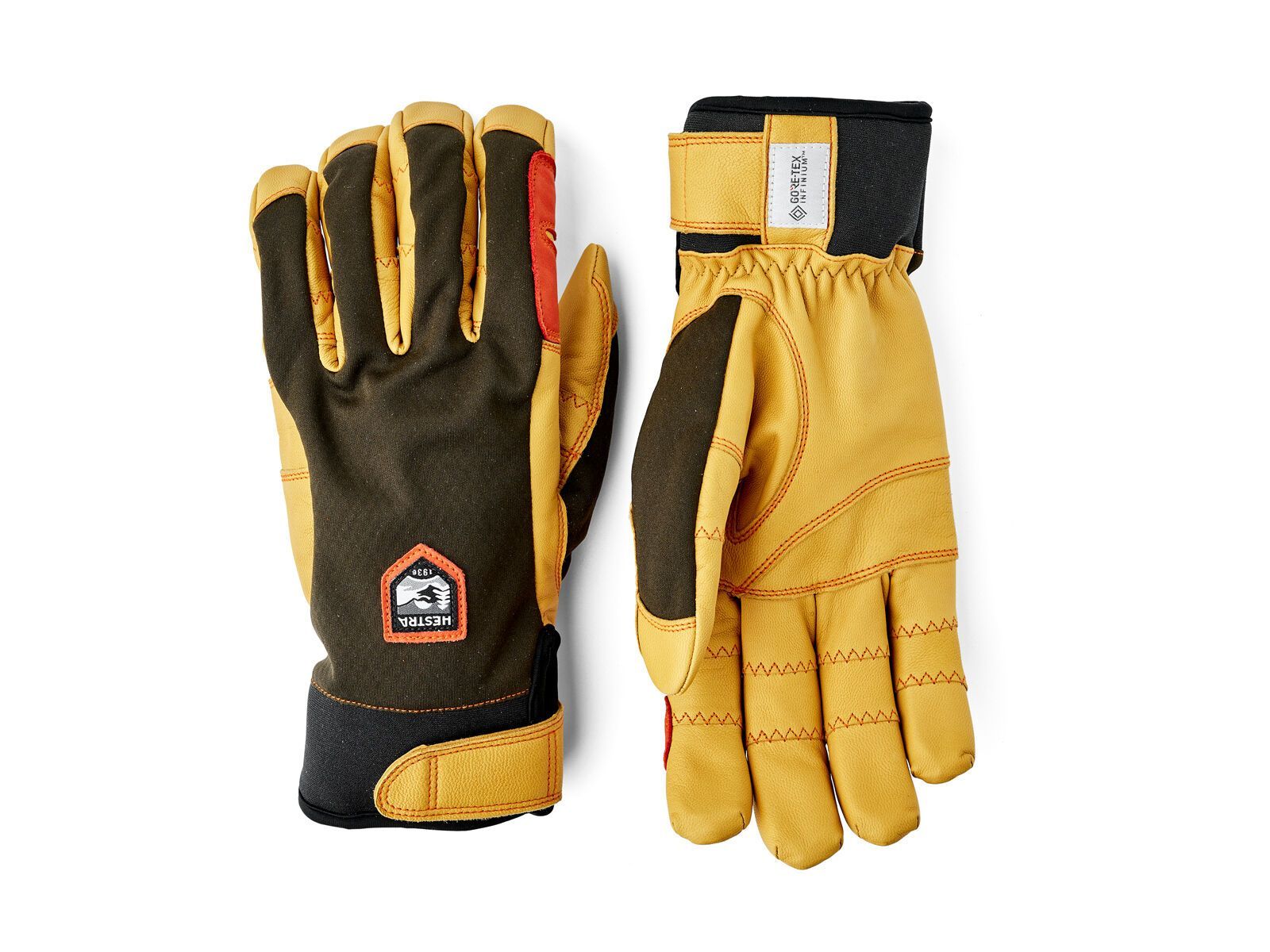 Hestra Ergo Grip Active 5 Finger, dark forest/natural brown - Bild 1