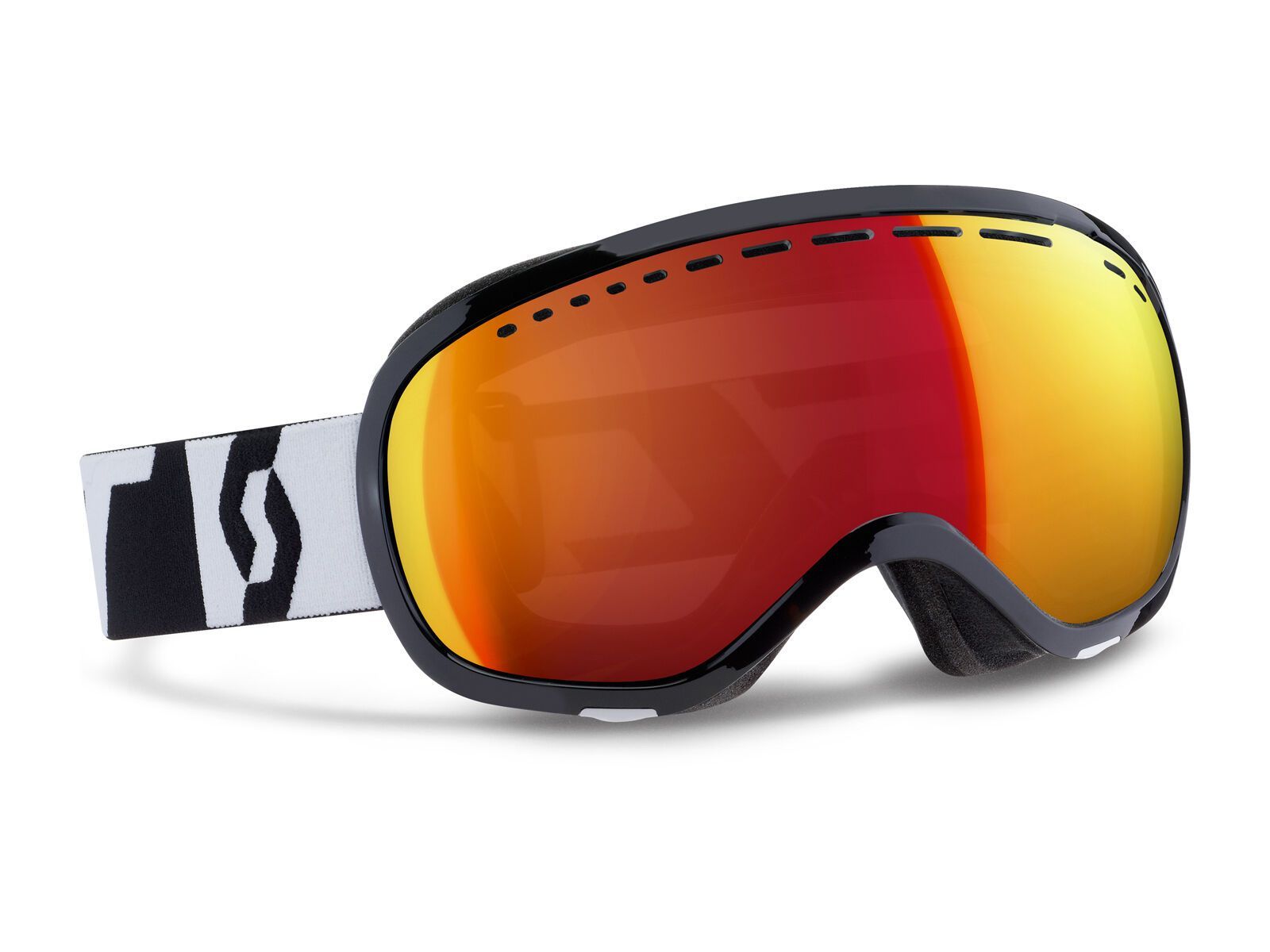 Scott Off-Grid, black white/red chrome - Bild 1