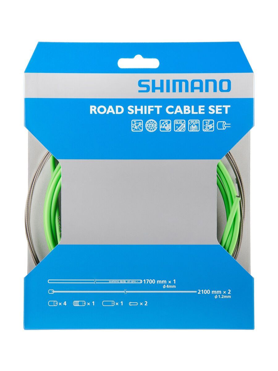 Shimano Road Sil-Tec beschichtet, grün - Bild 1