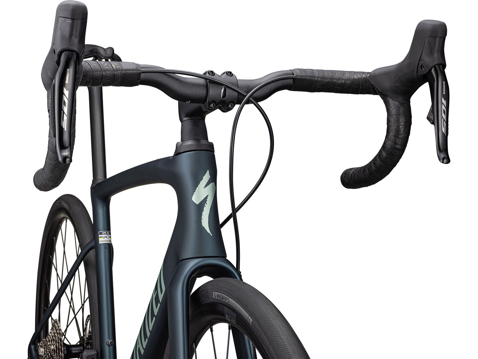 Specialized Roubaix SL8 Comp, metallic deep lake/white sage metallic - Bild 5