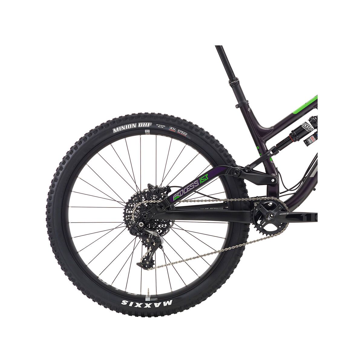 Kona Process 153 DL, matt purple & black w/ gloss silver & lime - Bild 4