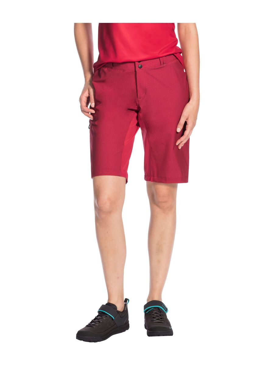 Vaude Women's Ligure Shorts inkl. Innenhose, red cluster - Bild 3