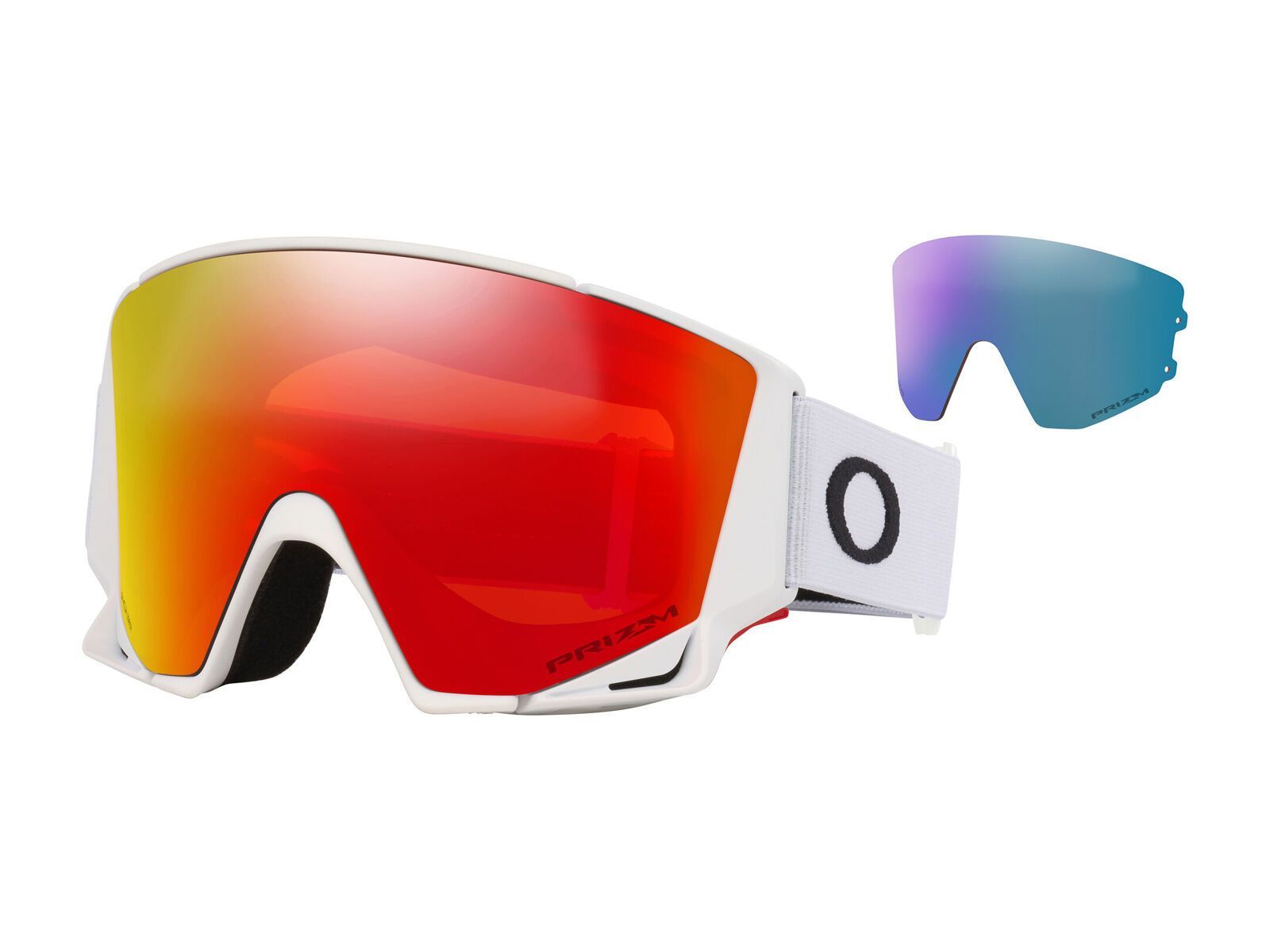 Oakley Flow Scape M, Prizm Snow Torch Iridium & Iced / matte white - Bild 1