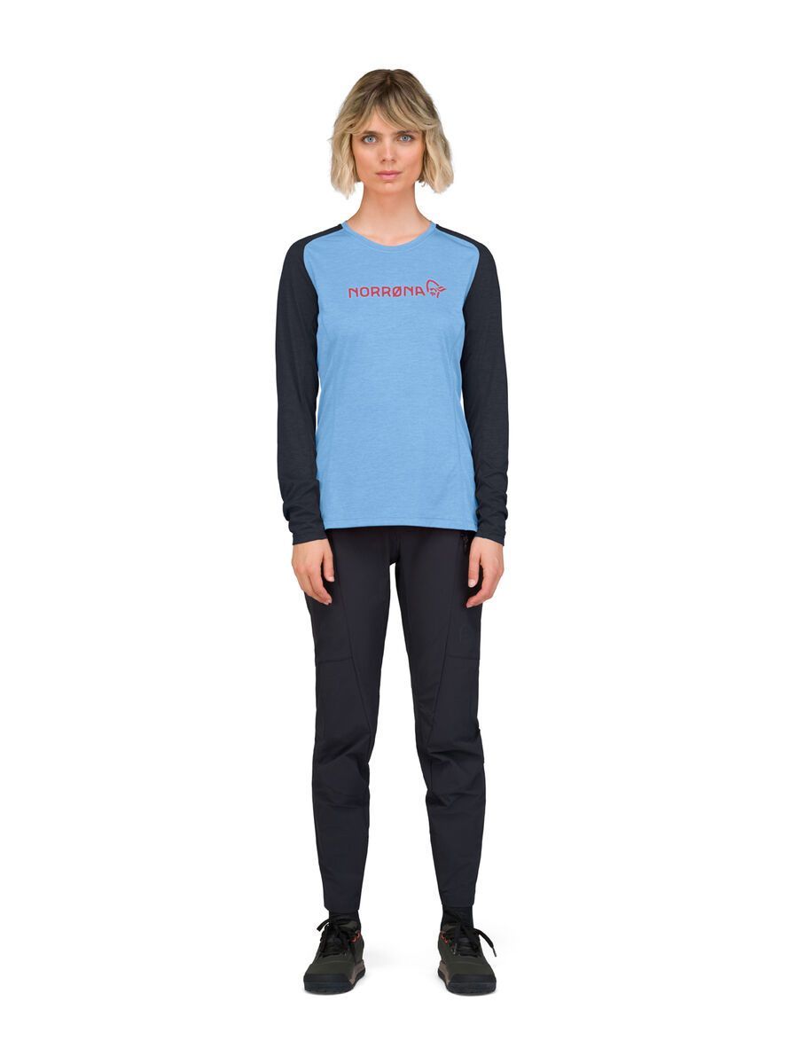 Norrona fjørå equaliser lightweight Long Sleeve W's, frozen fjord - Bild 3