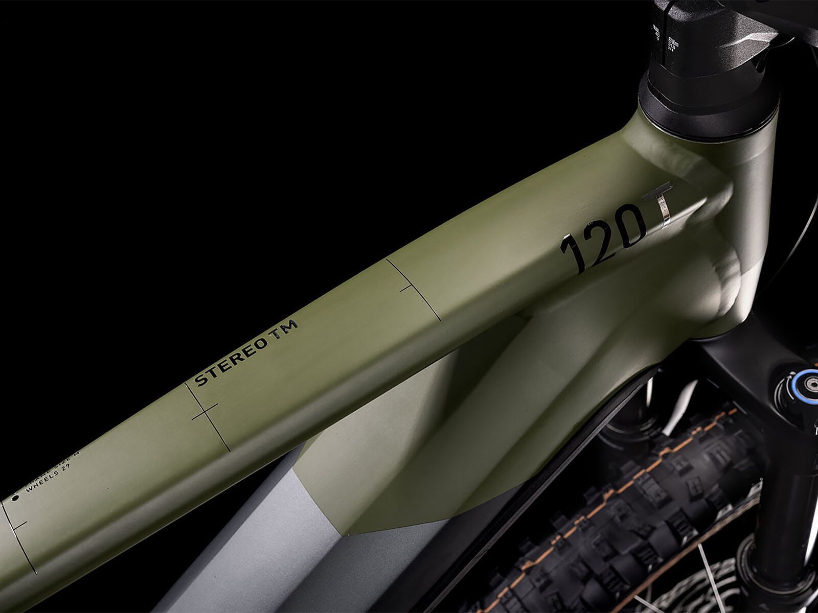 Cube Stereo Hybrid 120 TM 750 29, flashgrey´n´olive - Bild 2