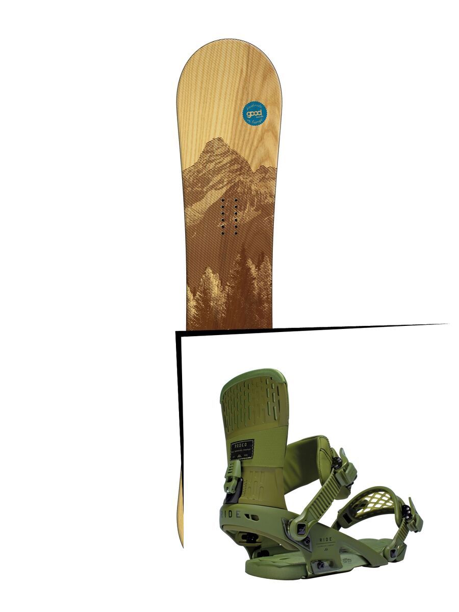 Set: goodboards Wooden 2016 + Ride Rodeo (1487155S) - Bild 1