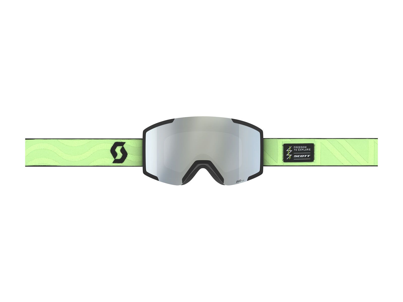 Scott Shield + WS, AMP White Chrome / glow green - Bild 2