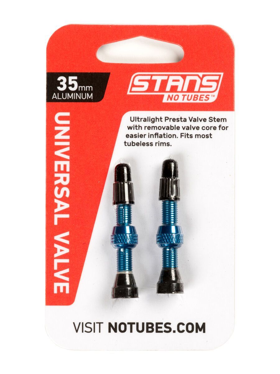 Stan's NoTubes Universal Alloy Valve - 35 mm, blue - Bild 2