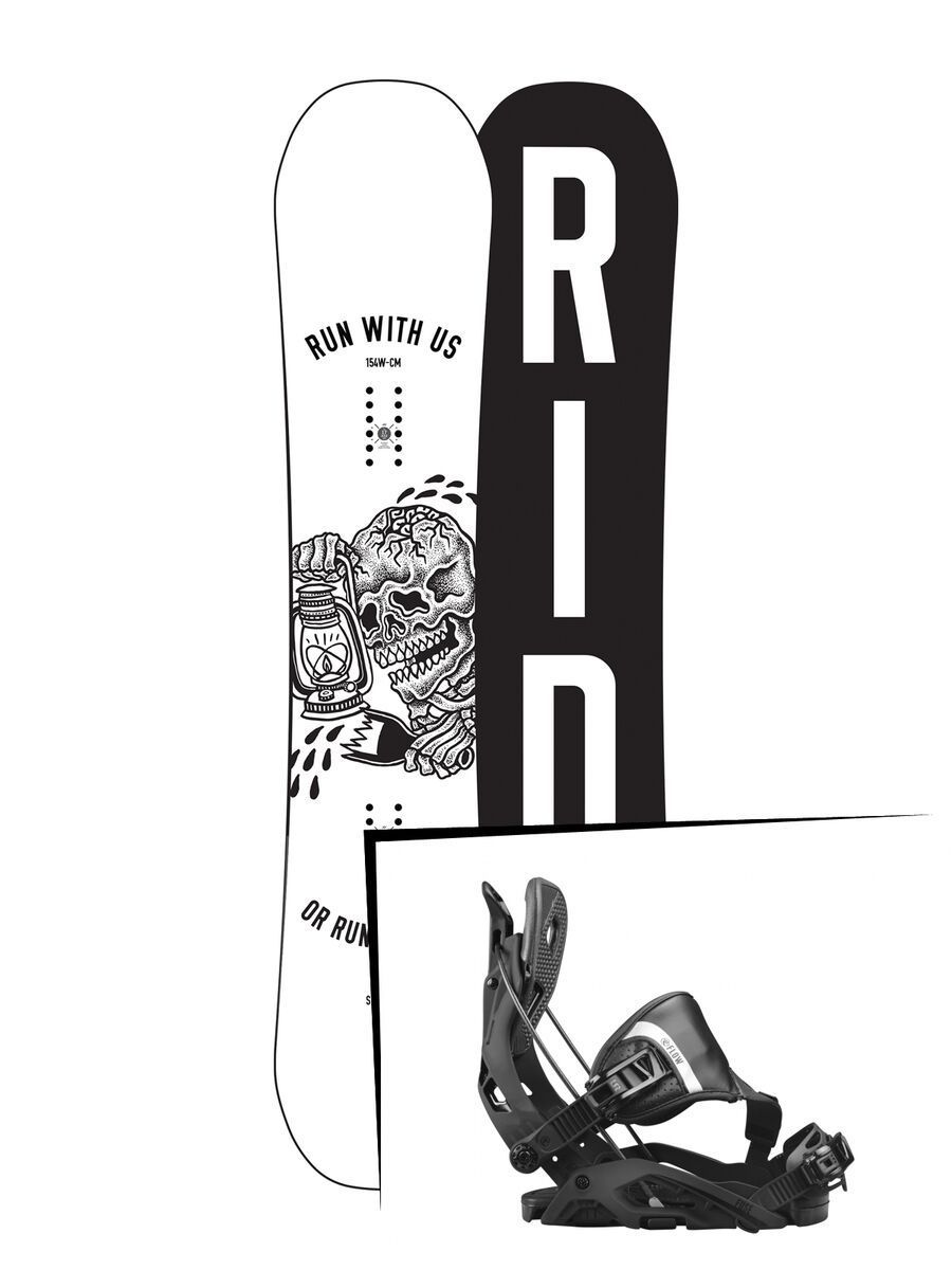 Set: Ride Burnout 2017 + Flow Fuse Hybrid (1718360S) - Bild 1