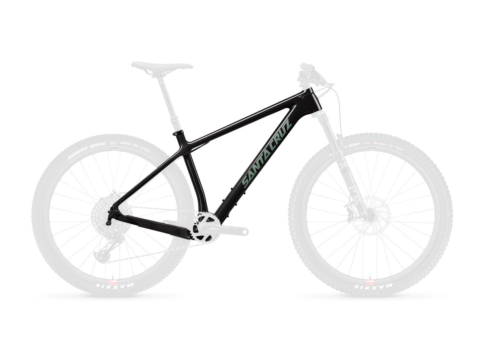 Santa Cruz Chameleon C Frameset 29, gloss carbon and green - Bild 1