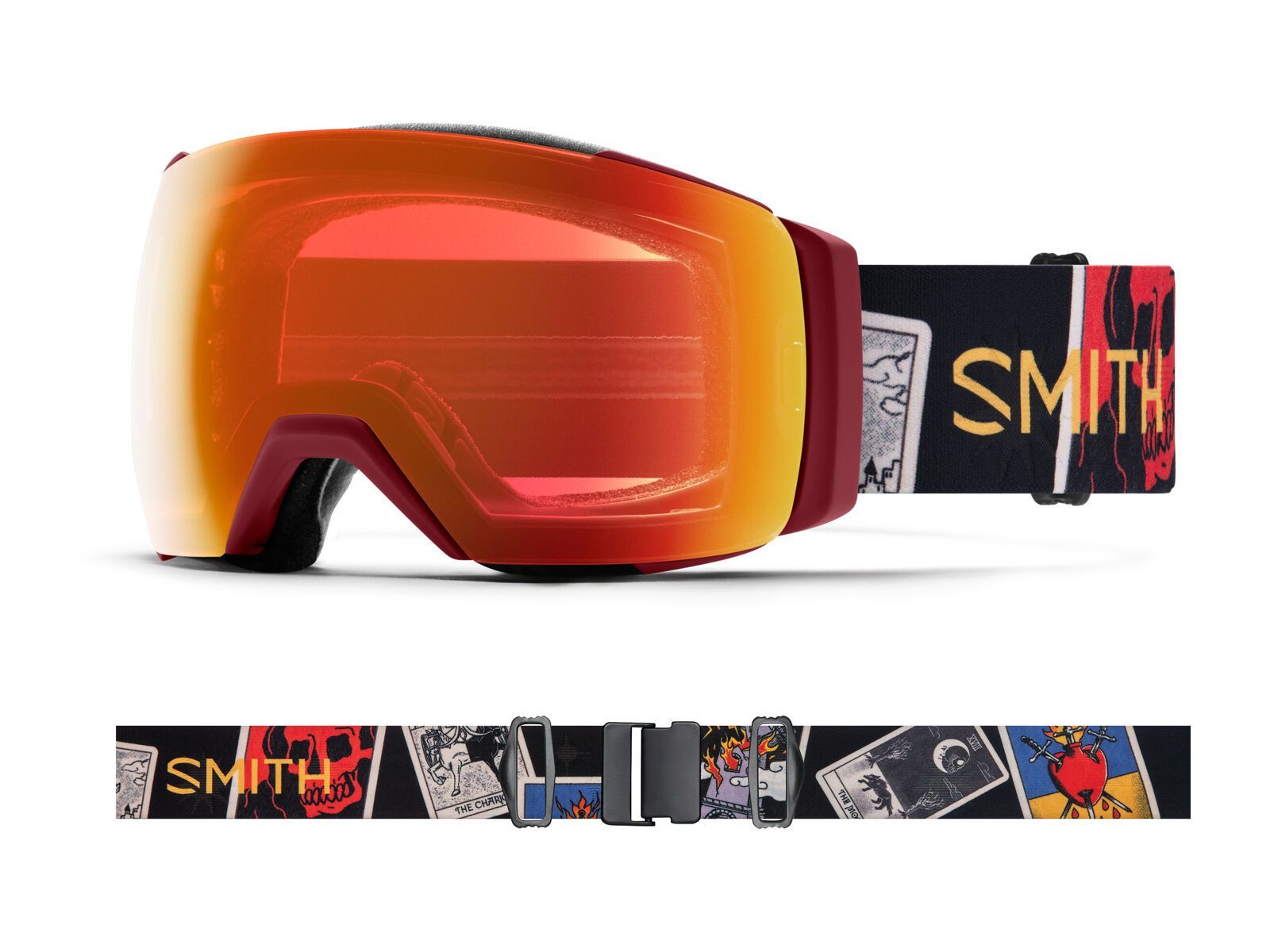 Smith I/O Mag XL - ChromaPop Everyday Red Mir + WS, sangria fortune teller - Bild 3