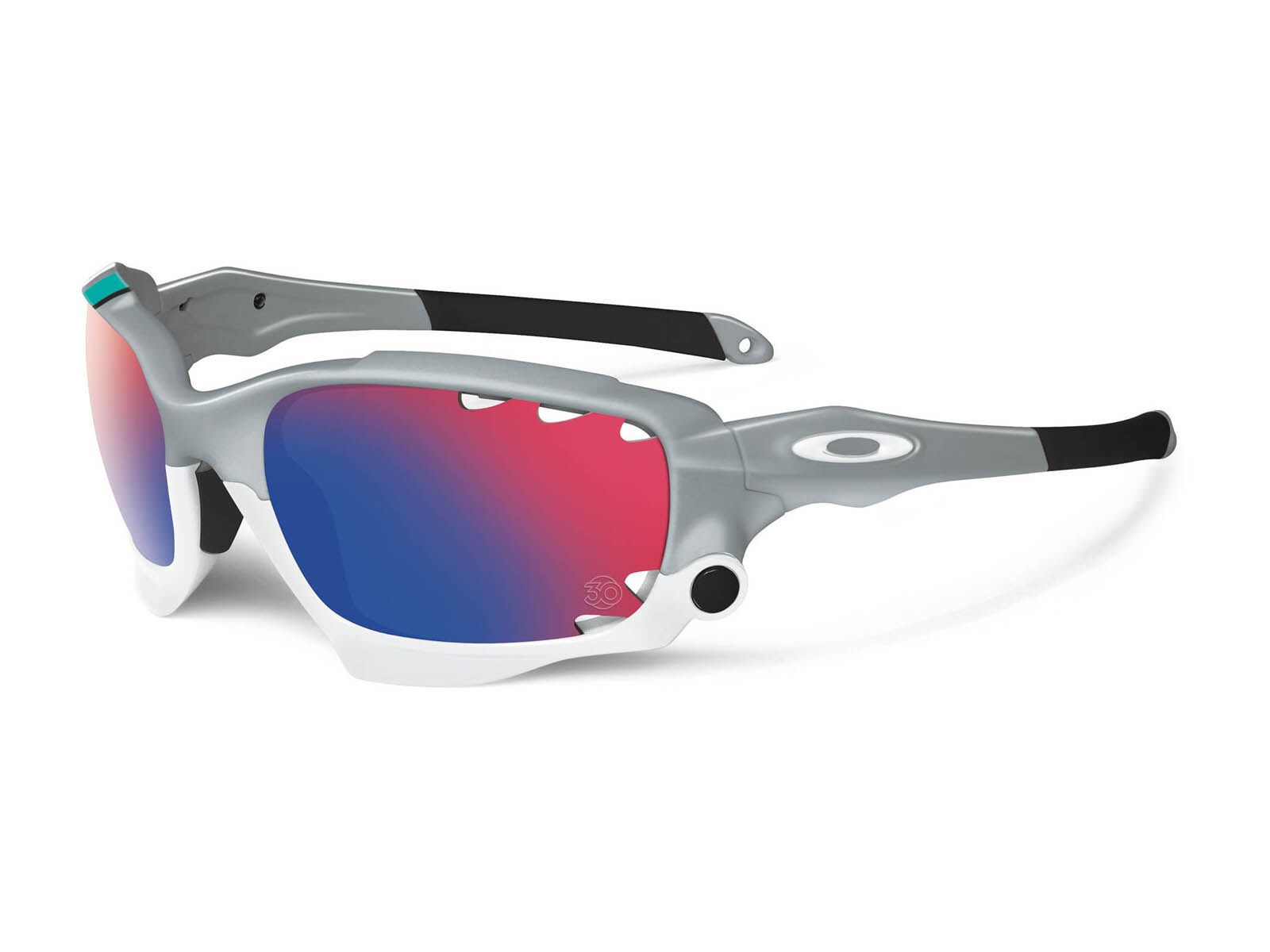 Oakley Racing Jacket 30 Years Sport Special Edition, fog/+red iridium vented & black iridium - Bild 2