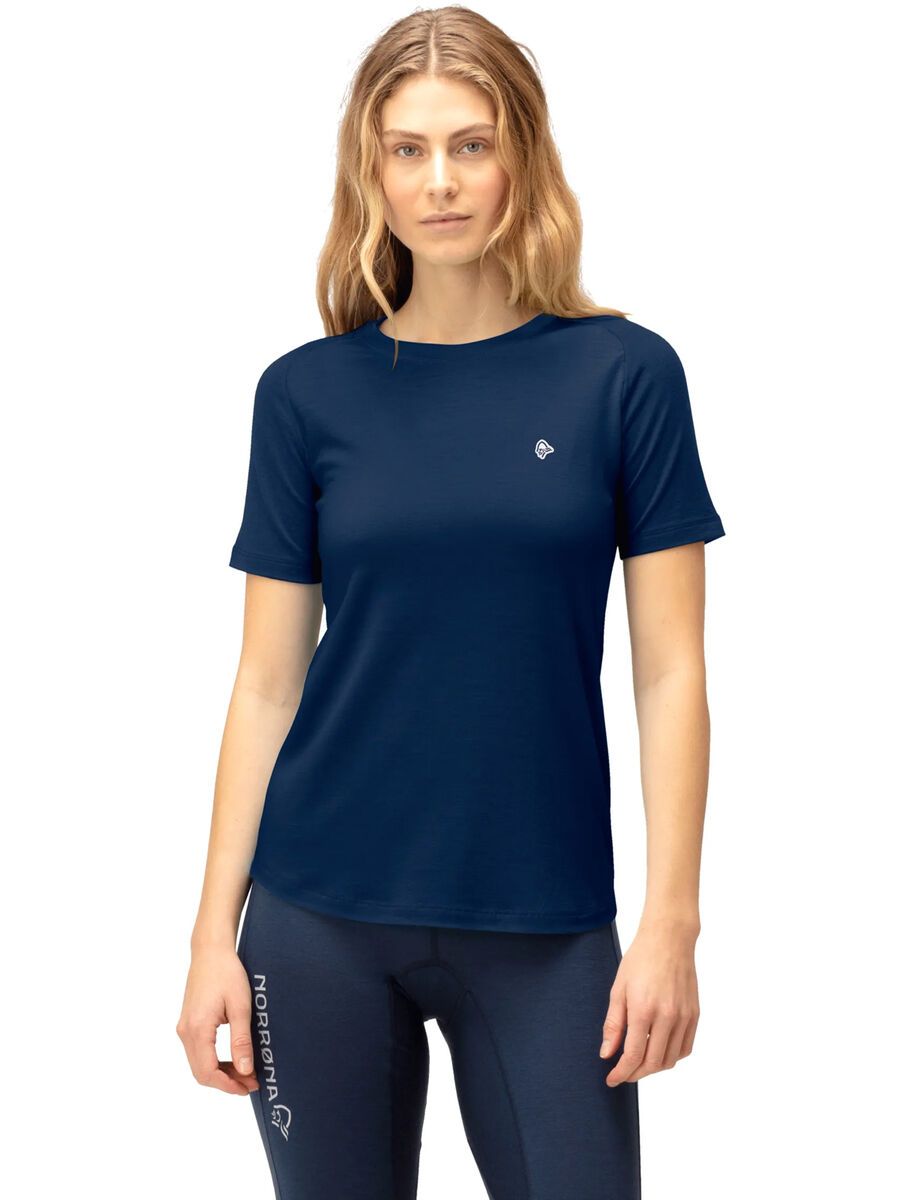 Norrona femund pureUll T-shirt W's, indigo night - Bild 3