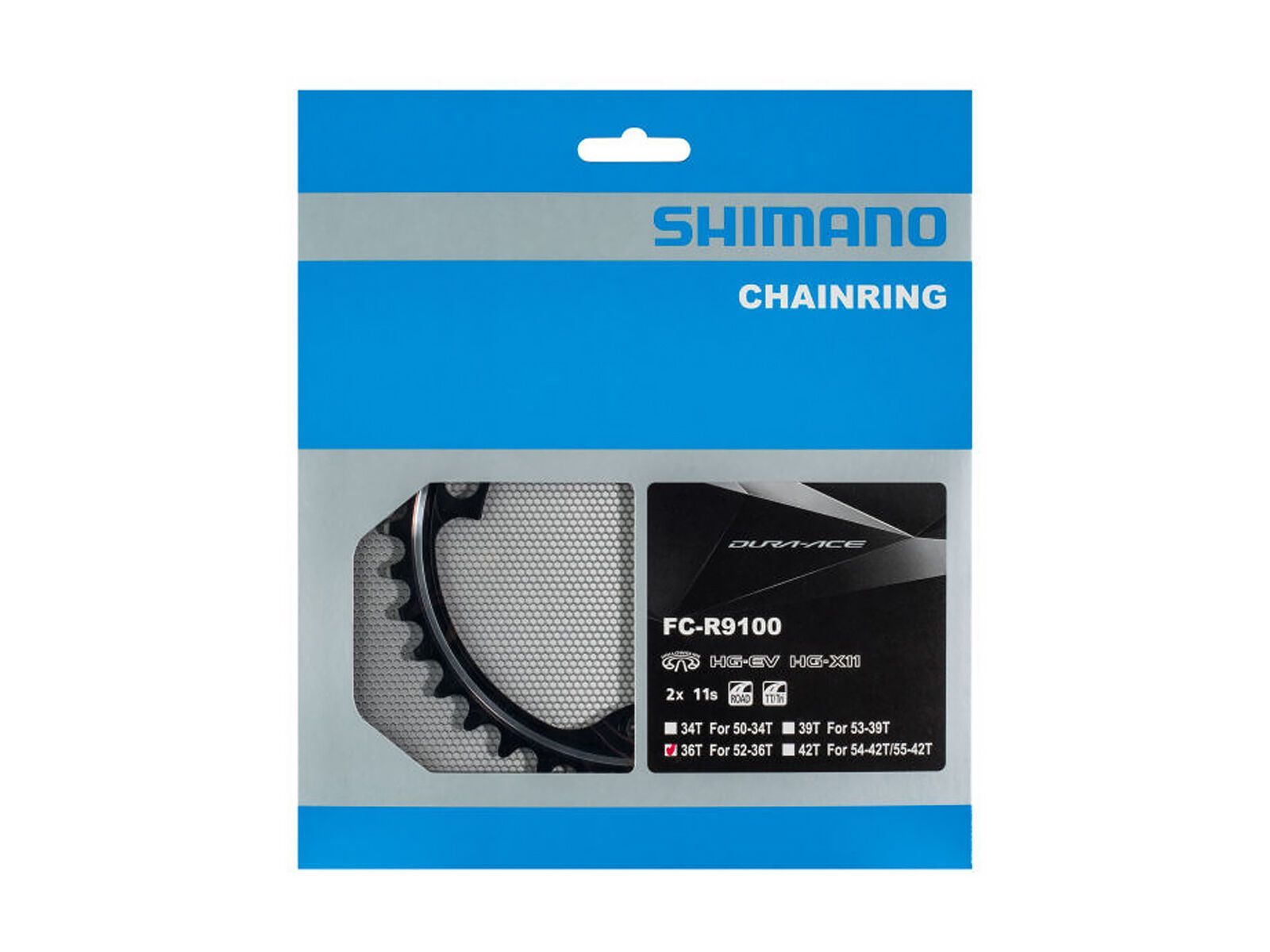 Shimano Dura-Ace Kettenblatt für FC-R9100/FC-R9100-P - 2x11 (MT) - Bild 2