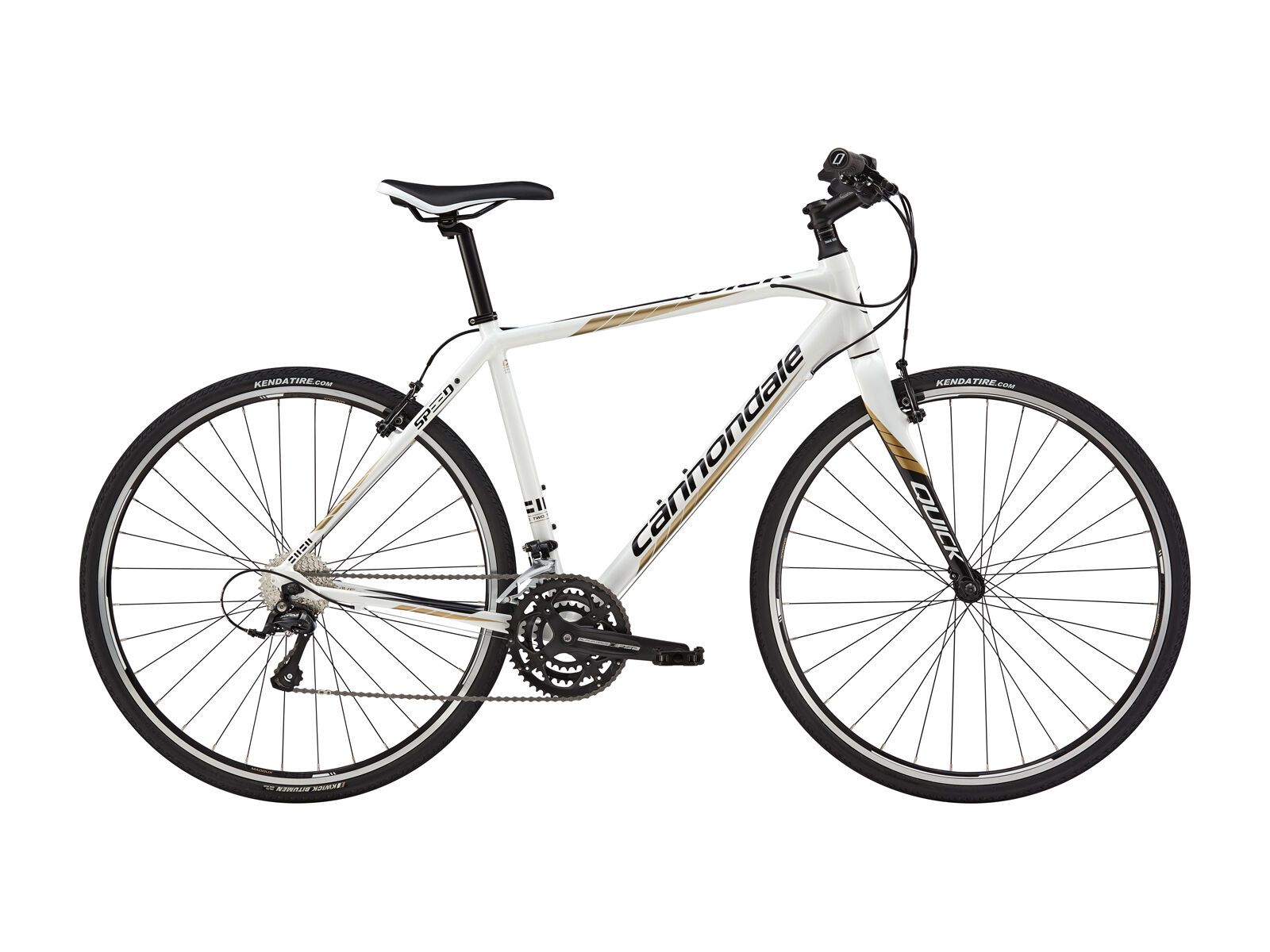 Cannondale Quick Speed 2, magnesium white, with jet black and gold accents, gloss - Bild 1