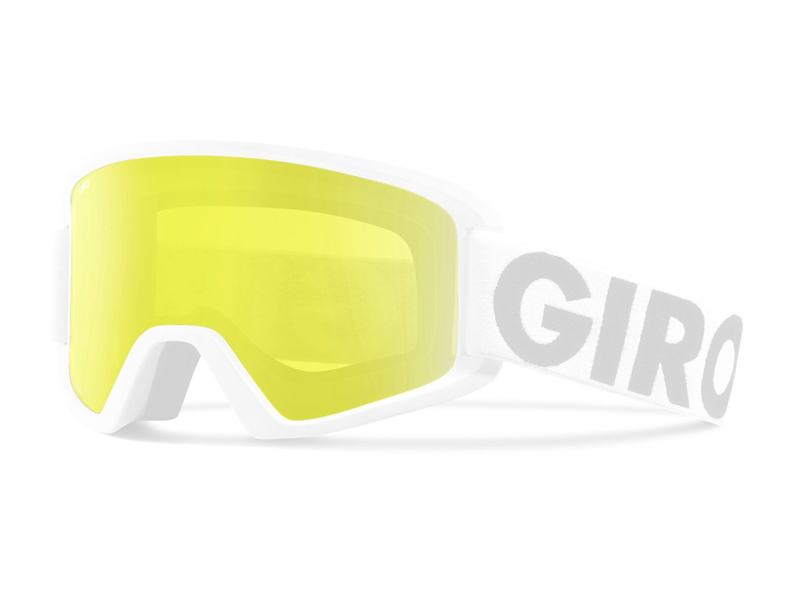 Giro Semi inkl. Wechselscheibe, white futura/amber scarlet+yellow - Bild 2