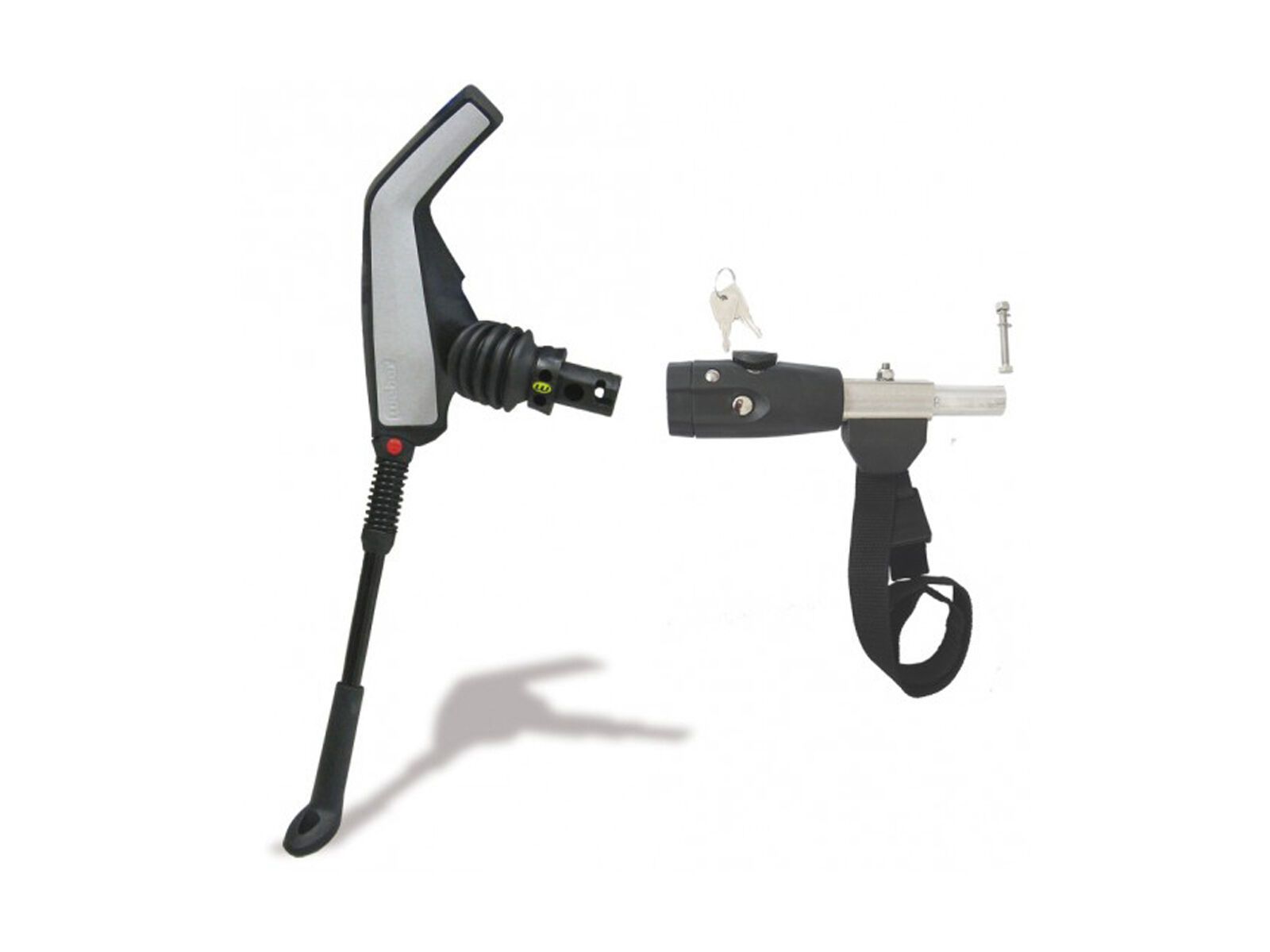 Weber Umrüstset B-Kupplung + Deichselanschluss für Runddeichsel - mit Schloss - Bild 1