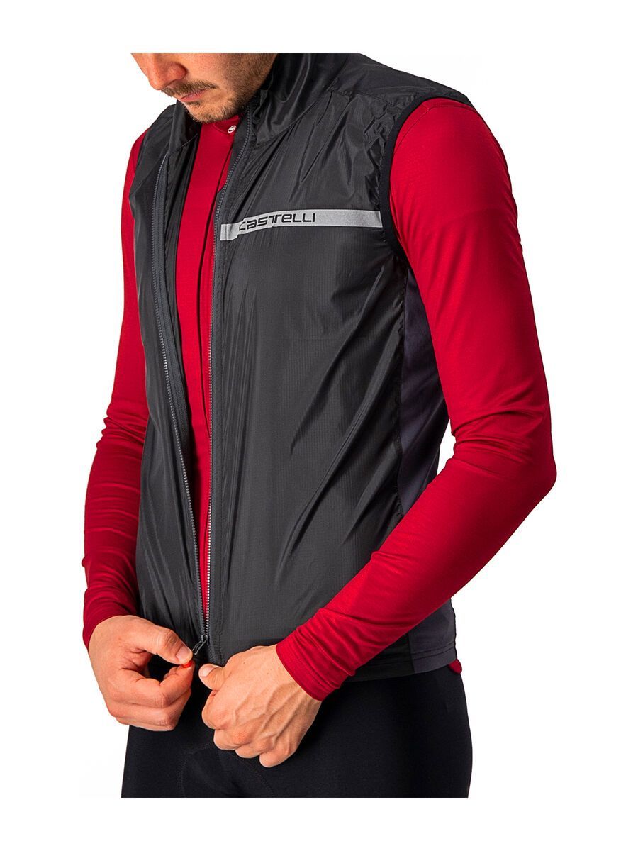 Castelli Squadra Stretch Vest, light black/dark gray - Bild 3